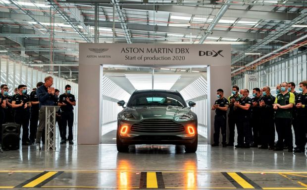 First Aston Martin DBX rolls off the production line