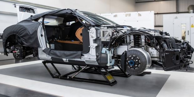Assembly of Aston Martin Vantage V12 Zagato Heritage Twins begins in Warwick