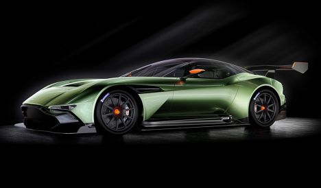 Aston Martin Vulcan prepares to take-off for Geneva