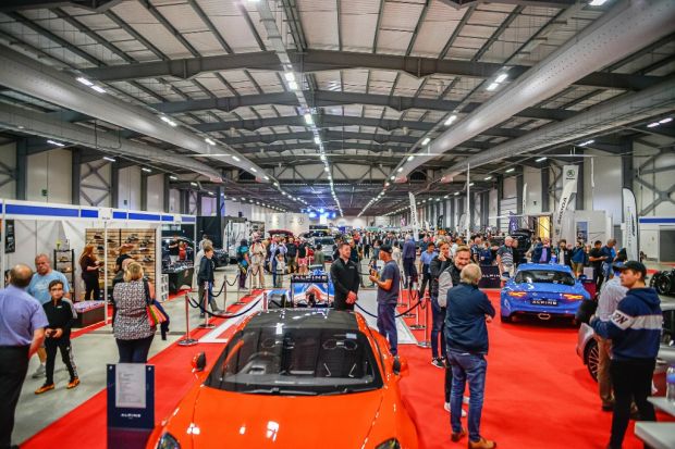 Thousands flock to Farnborough for The British Motor Show