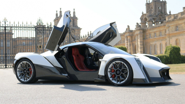 Stunning new Dendrobium electric hypercar 'blooms' at Benheim Palace