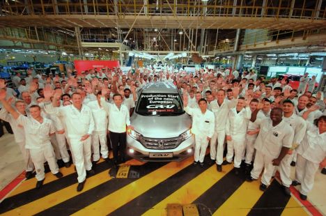 Honda announces &pound;267 Million Investment Programme in Swindon plant