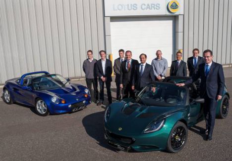 Lotus celebrates construction landmark