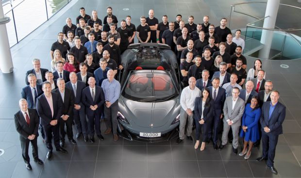 McLaren Automotive marks building its 20,000th car