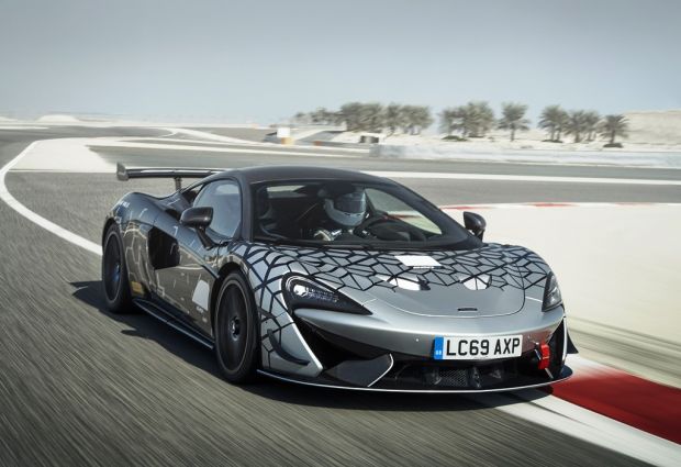 McLaren Automotive takes to the track with 620R