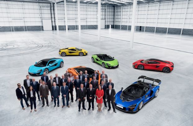 McLaren Automotive gets the key to its new McLaren Composites Technology Centre in Yorkshire 