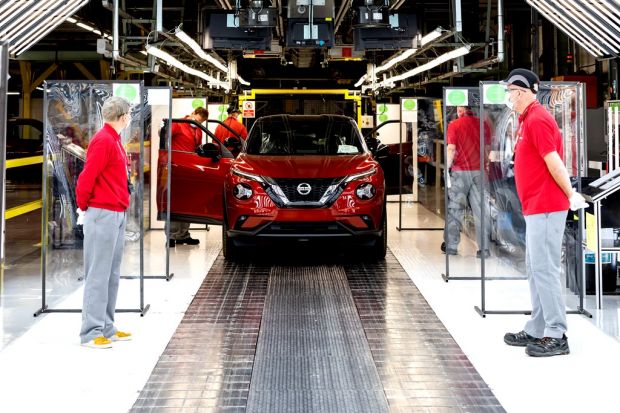 Nissan Sunderland restarts vehicle production 