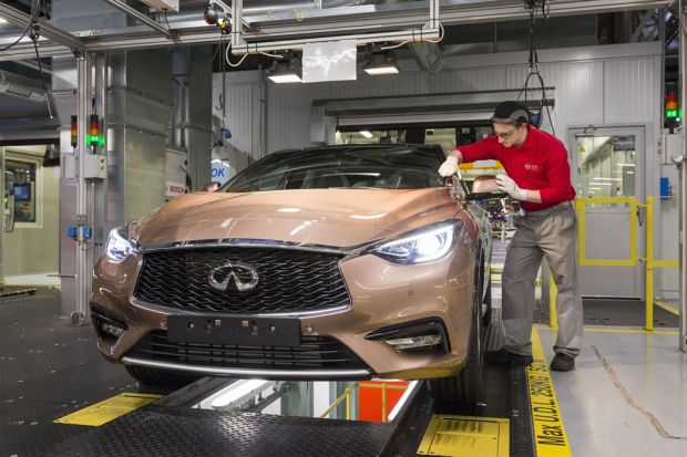 Infiniti Q30 officially starts production in Sunderland