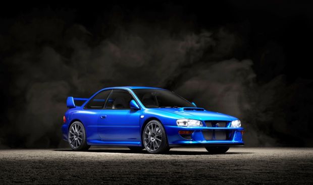 The Prodrive P25 – a recreation of the iconic blue Subaru Impreza