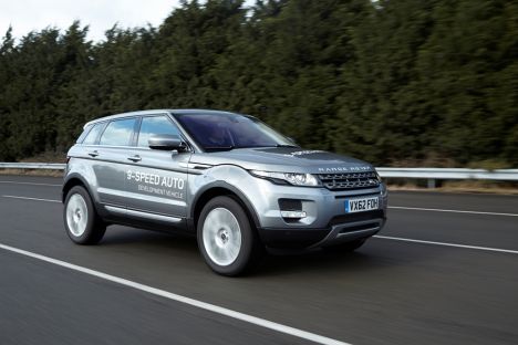 Land Rover demonstrates  world's first 9-speed auto transmission