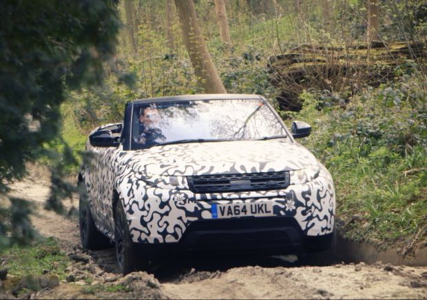 All-new Evoque Convertible gets down and dirty 