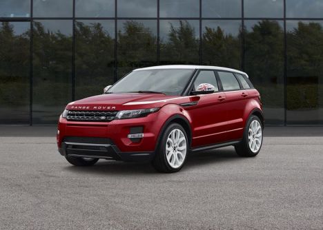 Timely launch of new 'Union Flag' Evoque