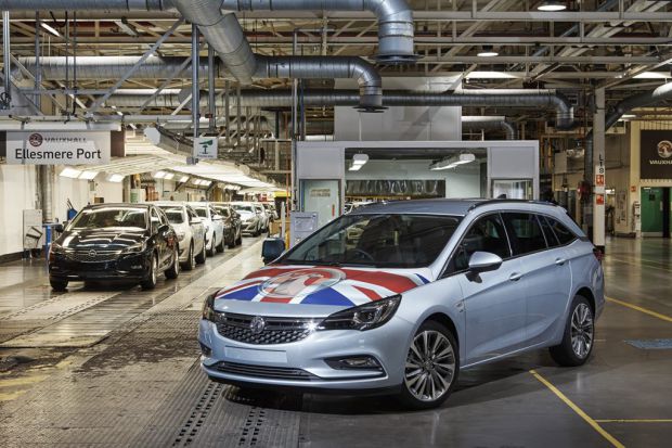 First Astra Sports Tourer built at Ellesmere Port