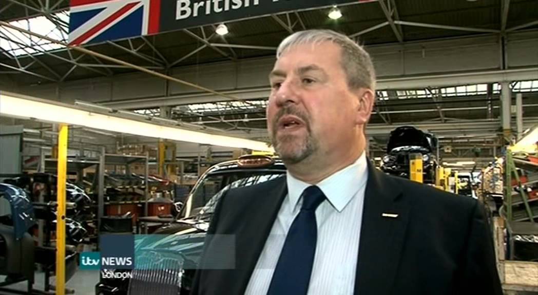 ITV London - The London Taxi Company 11/09/13 Evening News