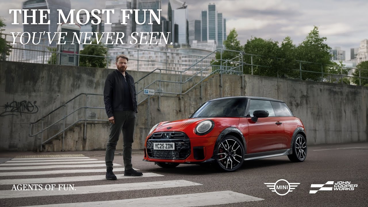 MINI JOHN COOPER WORKS PRESENTS AGENTS OF FUN.