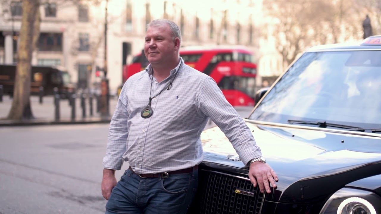 LEVC handover the first TX Electric Taxi to cabbie David Harris in London