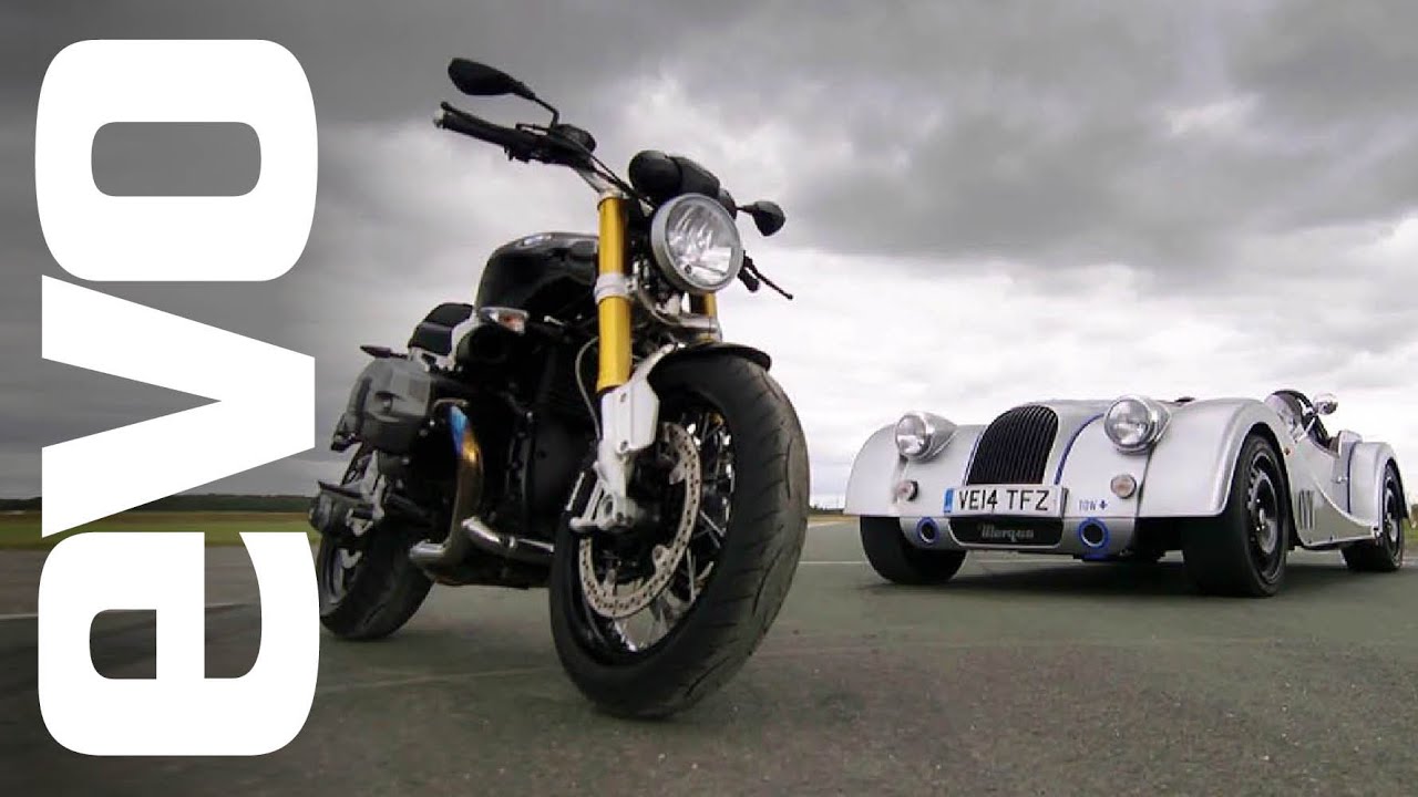 Morgan Plus 8 Speedster v BMW R Nine T - Evo CAR v BIKE
